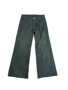 AZI Jeans Women’s front-seam wide-leg jean gray Size 2
